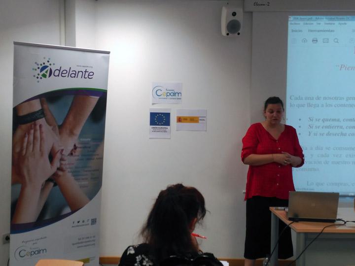 Fundacion Cepaim en Zaragoza Programa Adelante curso gestion de residuos