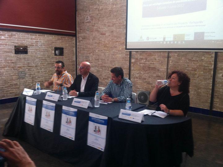 Mesa institucional Encuentro Reflejads Fundacion Cepaim en Murcia