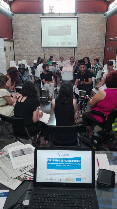 Puesta en comun Fundacio Cepaim encuentro participacion reflejads