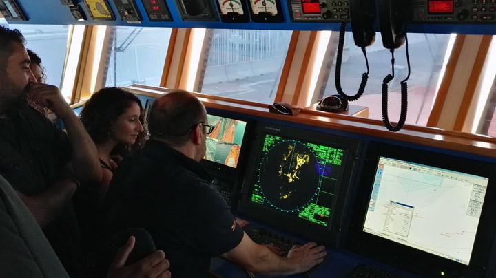 Sala mandos visita Fundacion Cepaim en Nijar