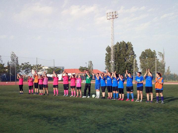 Torneo futbol 7 Fundacion Cepaim en Lepe partido
