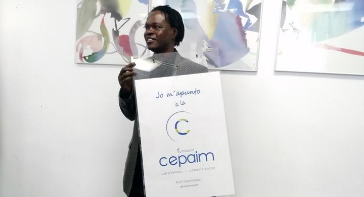 Baaba Maal visita fundacion Cepaim en Barcelona