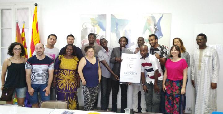 Baaba Maal visita fundacion Cepaim en Barcelona2
