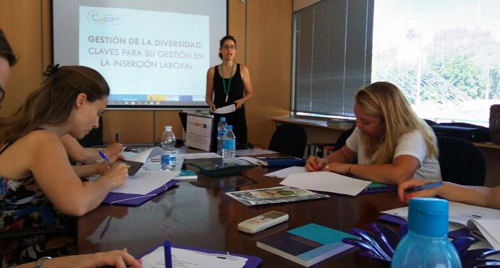 Taller Gestión de la Diversidad Fundación Cepaim en Murcia Fundown