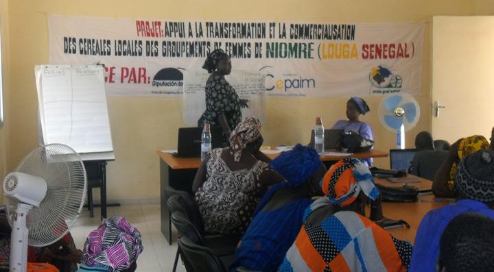 Final proyecto mujeres Senegal cereales Fundacion Cepaim