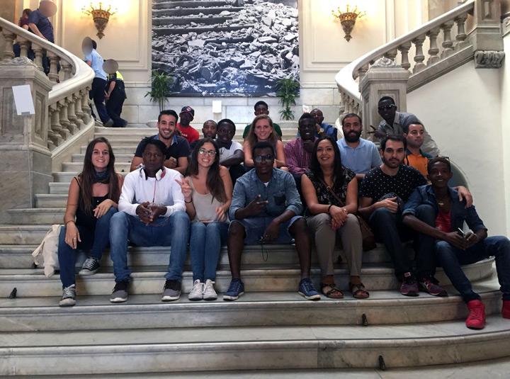 Paseo cultural Fundacion Cepaim en Valencia Participantes Programas Acogida2