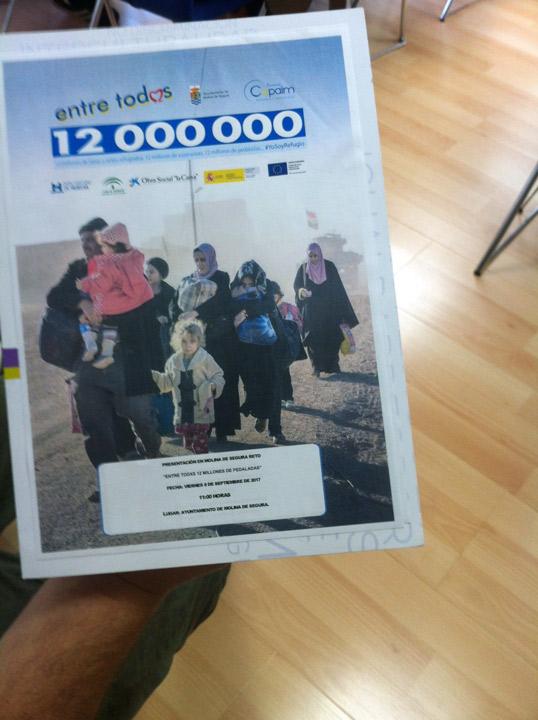 Presentación Molina de Segura Reto 12 millones de pedaladas Fundacion Cepaim4