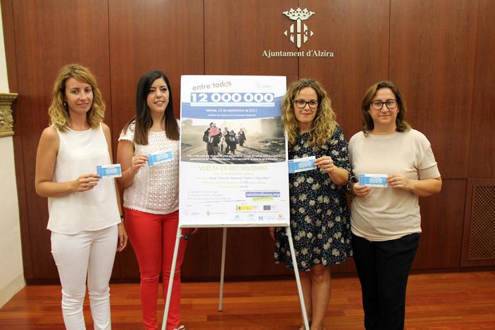 Reto12millones de pedaladas Fundacion Cepaim presentacion Alzira2