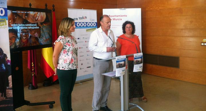 Rueda de Prensa Murcia Fundación Cepaim Reto 12 millones de pedaladas