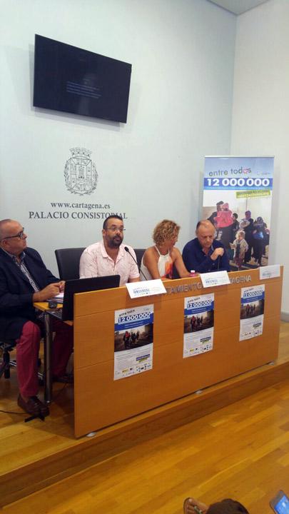 Rueda de prensa presentacion Reto 12 millones Fundacion Cepaim en Cartagena2