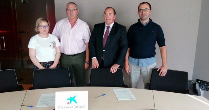 Firma convenio Fundacion Cepaim y La Caixa en Salamanca Proyecto Enlazados
