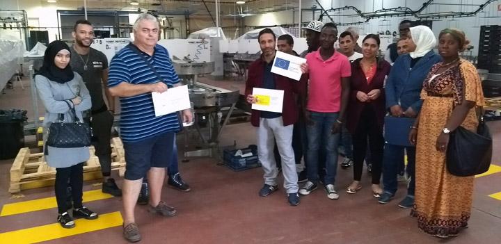 Fundacion Cepaim Cartaya Visita empresa formacion manipulacion alimentos Red de Centros