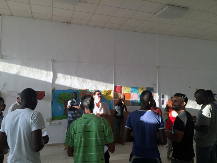 Taller hombres de cuidados fundacion Cepaim en Lepe4