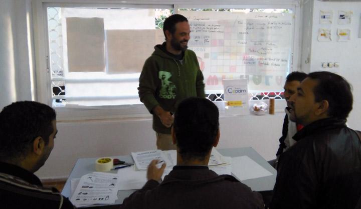 Formacion Pintura Fundacion Cepaim en Sevilla Macarena dinamizacion