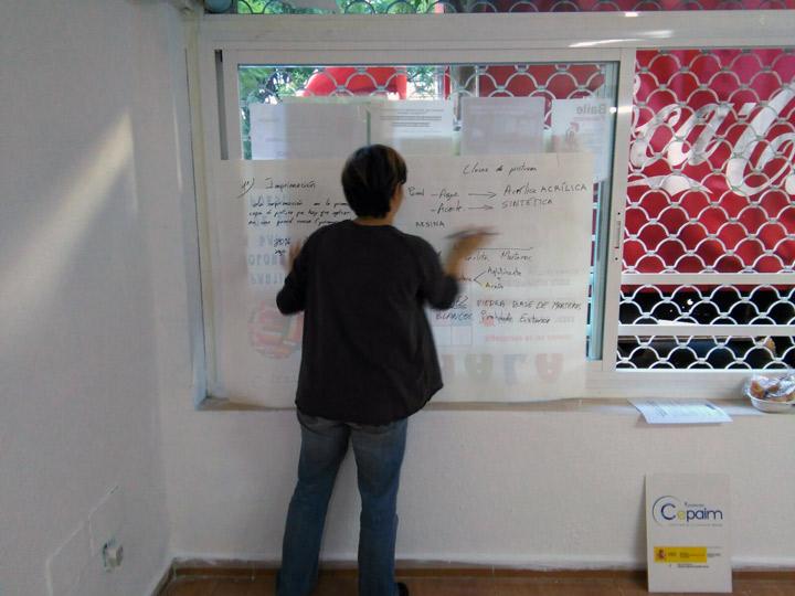 Formacion Pintura Fundacion Cepaim en Sevilla Macarena dinamizacion3