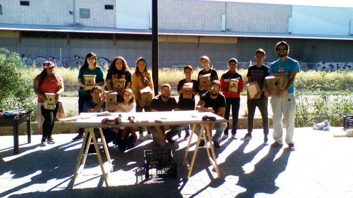 Fundacion Cepaim en Murcia Elaboracion cajas nido   MedioAmbiente 3