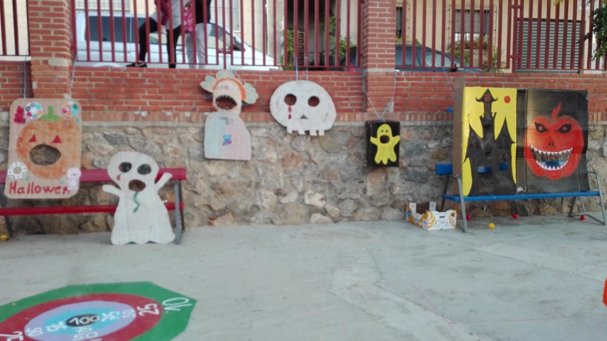 Celebramos junto con el AMPA Halloween con menores del programa CaixaProinfancia en el Bojar (Murcia)