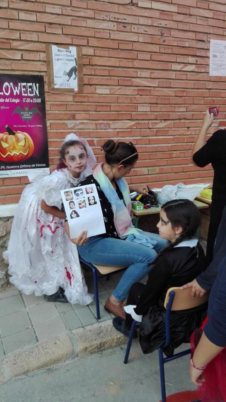 Celebramos junto con el AMPA Halloween con menores del programa CaixaProinfancia en el Bojar (Murcia)
