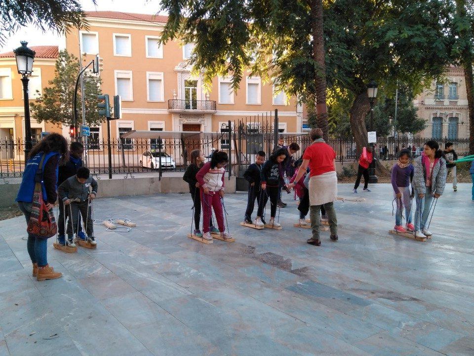 Viviendo la semana de los derechos de la infancia con el Ceip Andrés Baquero en Murcia