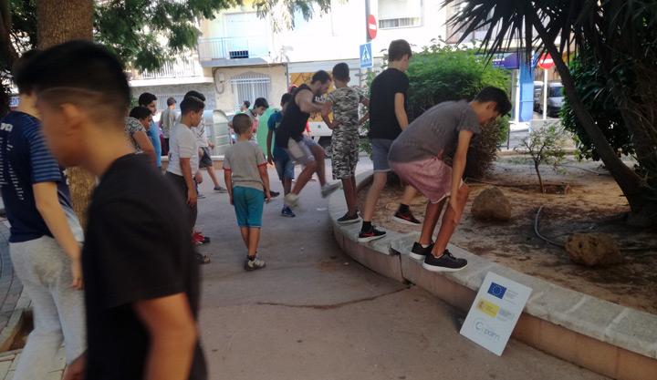 Taller Parkour Fundacion Cepaim en Cartagena Proyecto Convive1
