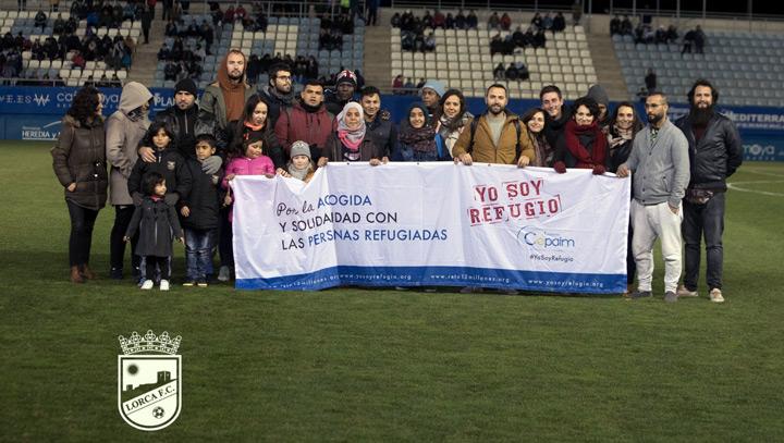 Apoyo LorcaFC Fundación Cepaim Proteccion Internacional Lorca2