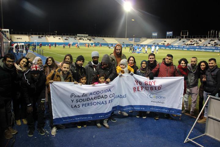 Apoyo LorcaFC Fundación Cepaim Proteccion Internacional Lorca4