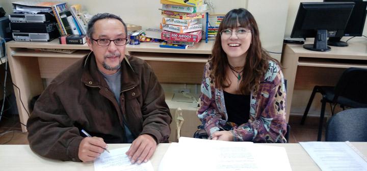 Firma colaboracion Fundacion Cepaim MZC Juan Miralles Cristina Martín