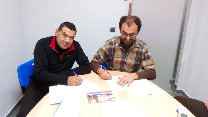Firma convenio Santiago Uno Fundación Cepaim en Salamanca