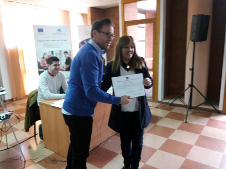 EntregaDiplomasMasEmpleo2017 Fundacion Cepaim en Merida2