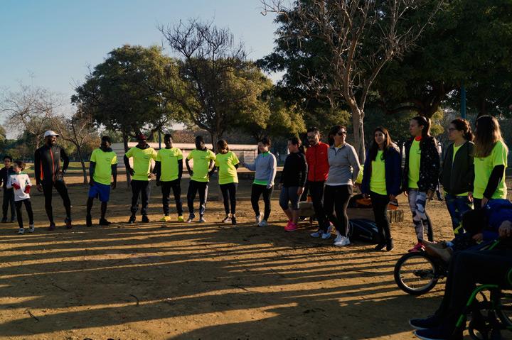 Entrenamiento Carros de Fuego Fundacion Cepaim en Sevilla4