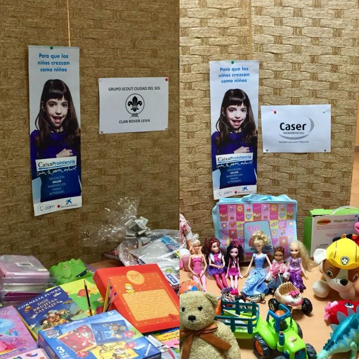 Reyes Magos llevando regalos a los niños y niñas del Programa CaixaProinfancia en Lorca