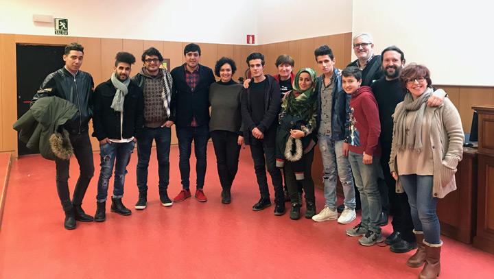 VisitaIESParqueGoya Fundacion Cepaim en Zaragoza Participantes Acogida humanitaria