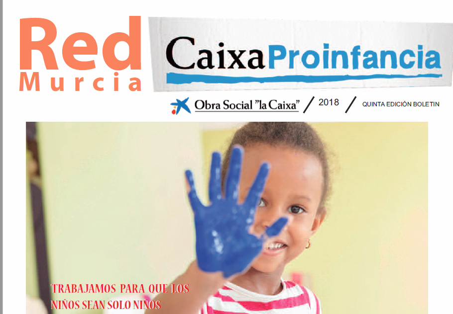 Portada Newsletter Red CaixaProinfancia Murcia