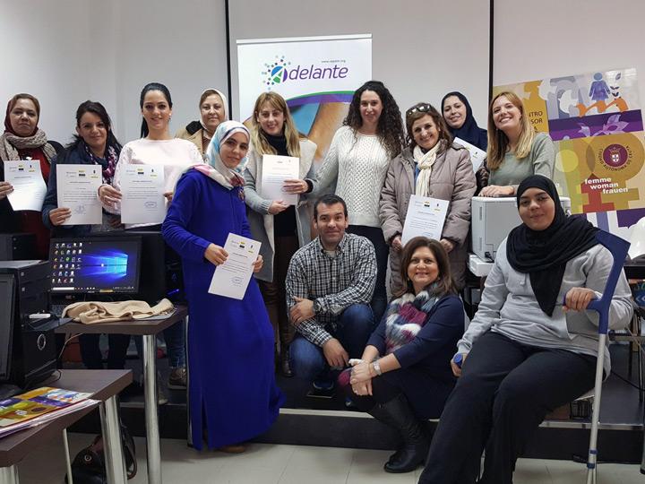 Clausura Curso Informatica Programa Adelante Fundacion Cepaim en Ceuta2