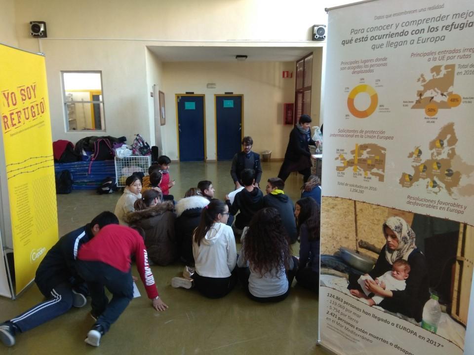 Participación en la Semana Cultural en el  IES Beniaján en Murcia