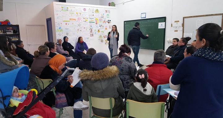 Presentacion Refuerzo Escolar Palabras Viajeras Fundacion Cepaim en Lepe febrero2018