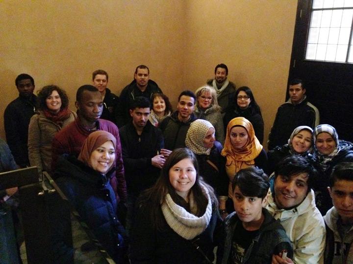 Visita Aljafería Zaragoza fundacion Cepaim febrero2018 2