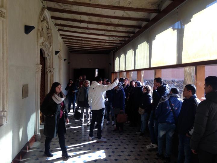 Visita Aljafería Zaragoza fundacion Cepaim febrero2018 3