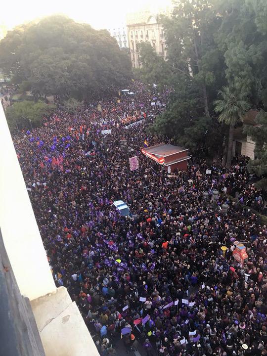 8M Valencia mani