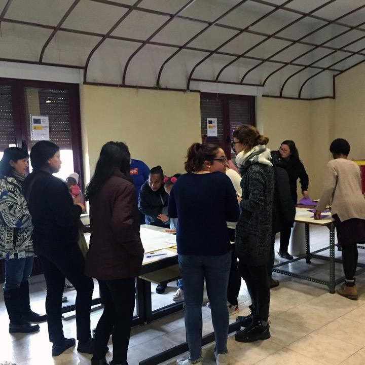 Actividad 8M fundacion Cepaim en Salamanca marzo2018