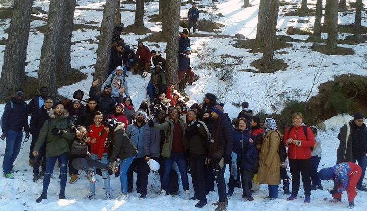 Ocio y tiempo libre grupo Fundacion Cepaim en Madrid excursion a Cercedilla