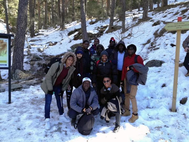 Ocio y tiempo libre grupo Fundacion Cepaim en Madrid excursion a Cercedilla4