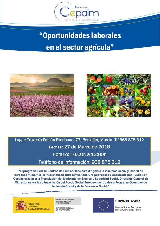 Cartel taller oportunidades