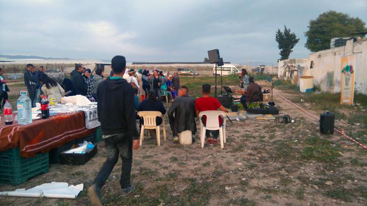 Concierto asentamiento Villa María   Fundacion Cepaim en Níjar2