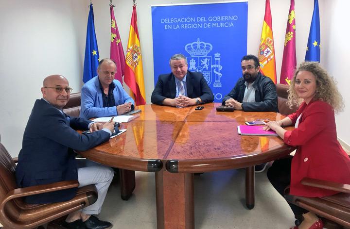 reunionCepaim DelegadodeGobiernoMurcia mayo2018