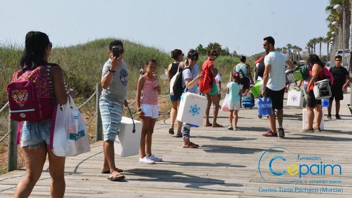 Dia de Playa La Higuerica   Convivencia   Fundacion Cepaim en Torre Pacheco 1
