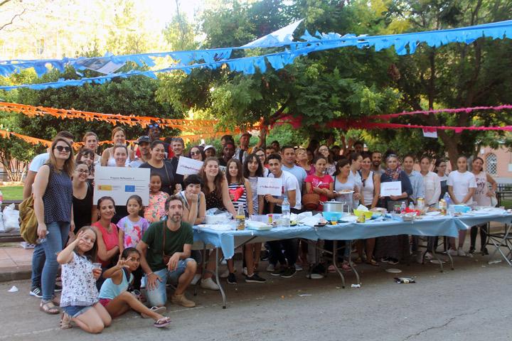 MeriendaReflejadxs PlazadelospatosMurcia FundacionCepaim junio2018 2