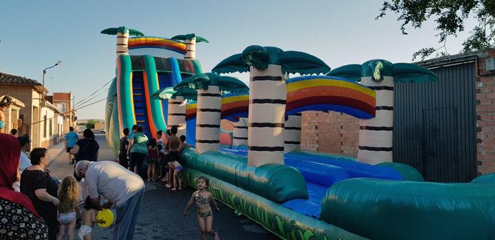 FeriaBolaños julio2018 FundacionCepaim toboganacuatico