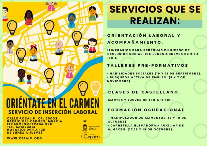 OrientateenElCarmen FundaciónCepaim Murcia septiembre2018
