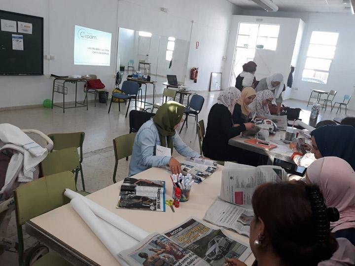 EncuentroMujeres OtraCaradelEmpleo .FundacionCepaim BarrioBlasInfante Lepe 1